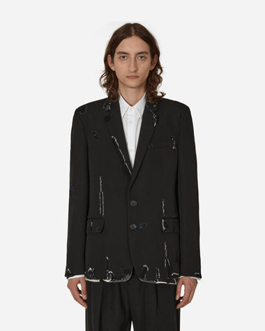 Marni Single-Breasted Blazer Black Coats and Jackets Blazers GUMU0087UX FWN99