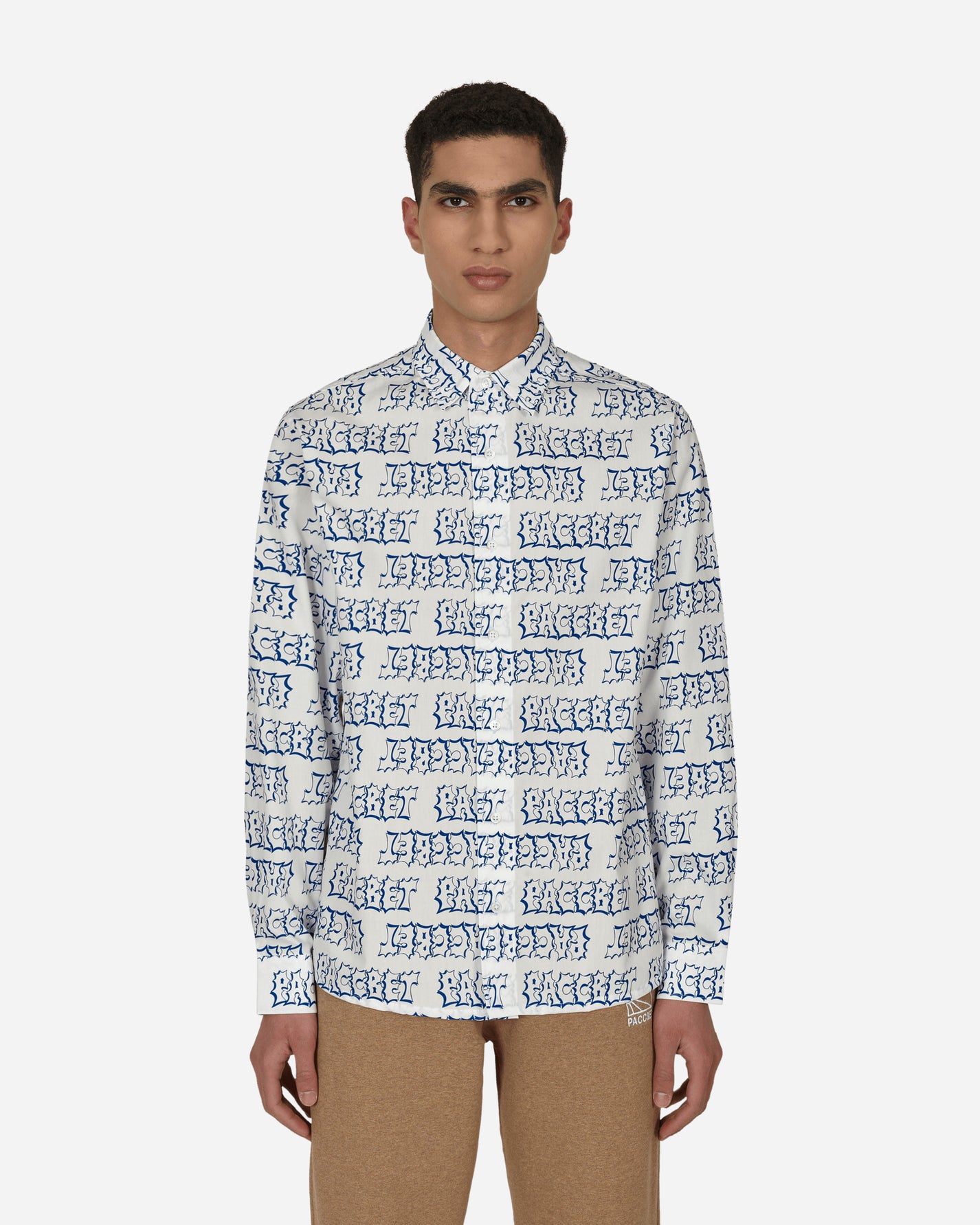 Paccbet Manager Shirt Woven Blue Shirts Longsleeve PACC10B002 1