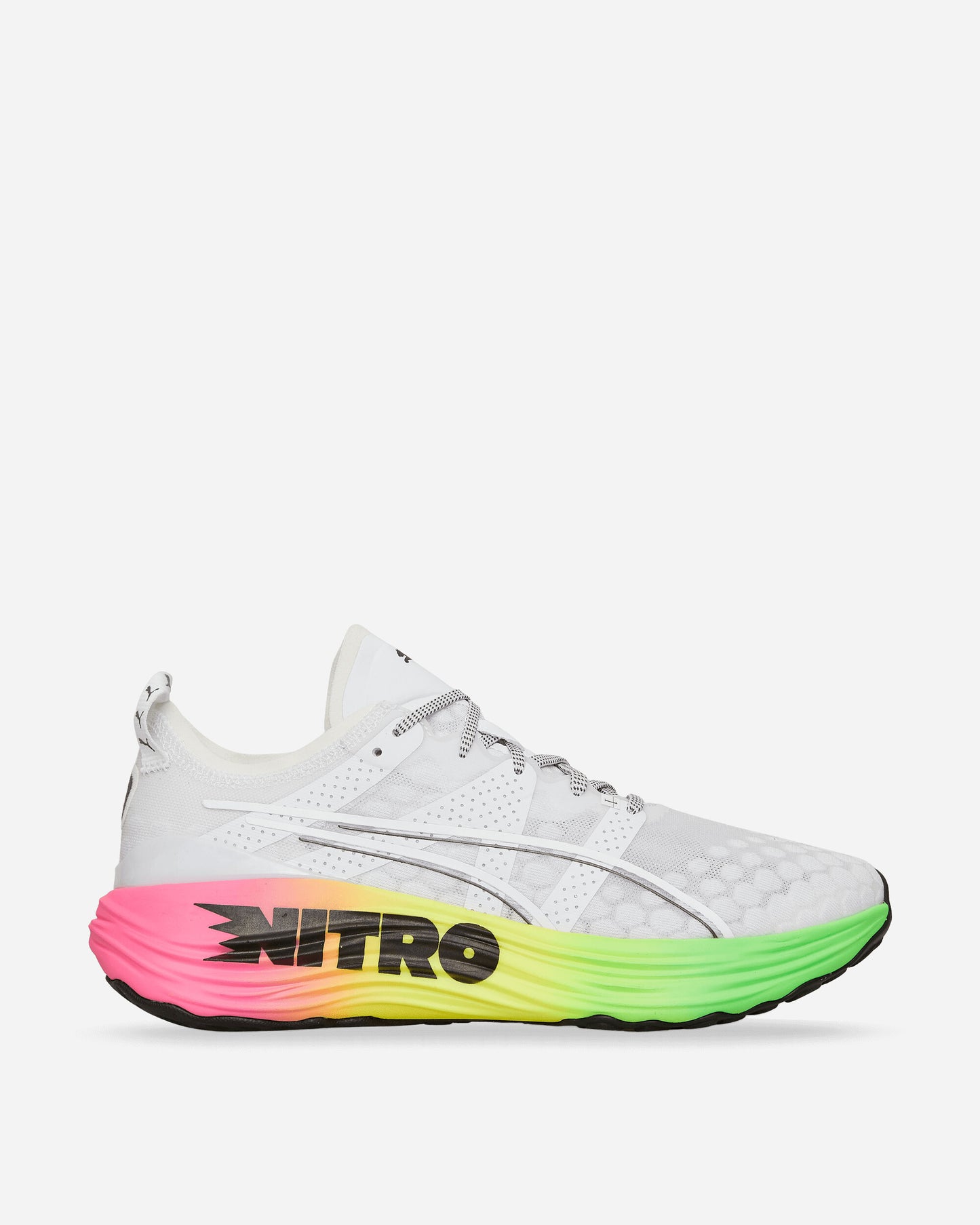 Puma Foreverrun Nitro Fut White/Green Sneakers Low 380005-02