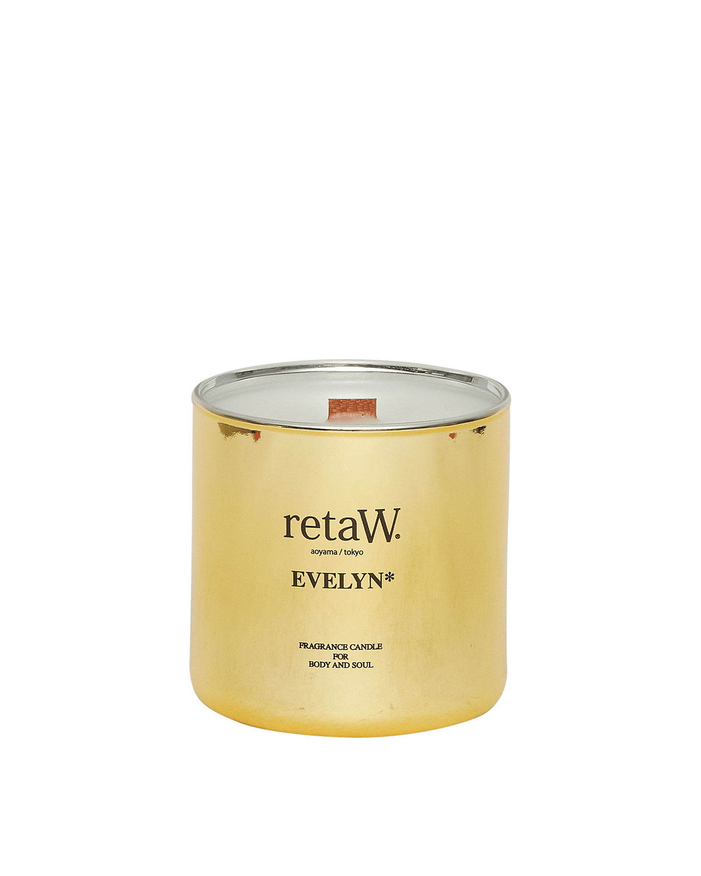 Reta-W Evelyn Metallic Gold Homeware Candles RTW-196 METALLICGOLD