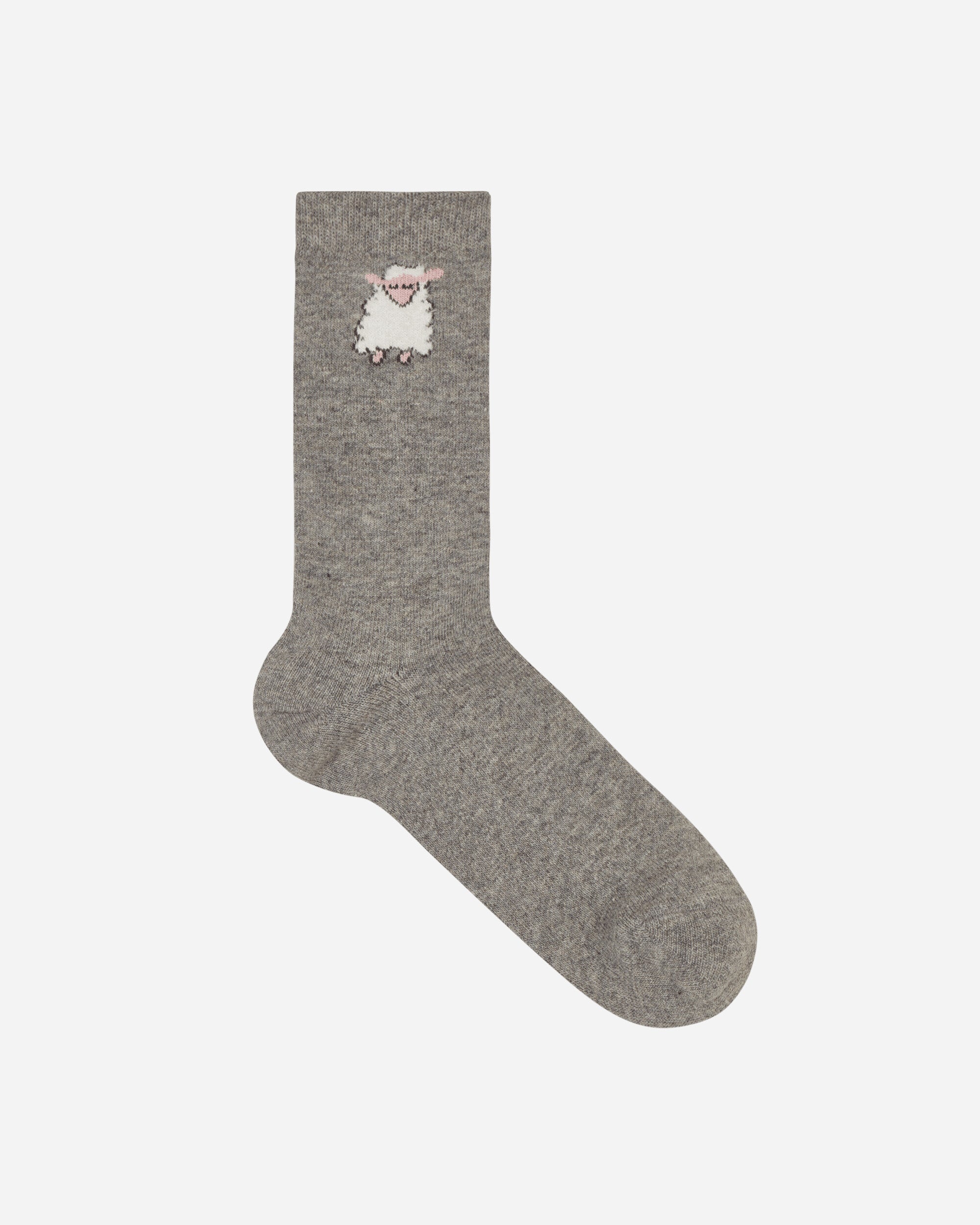 Sky High Farm Sheep Embroidered Socks Knit Grey Underwear Socks SHF04K003  1