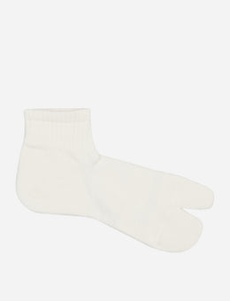 Snow Peak Mid Tabi Sox White Underwear Socks UG-693 WH