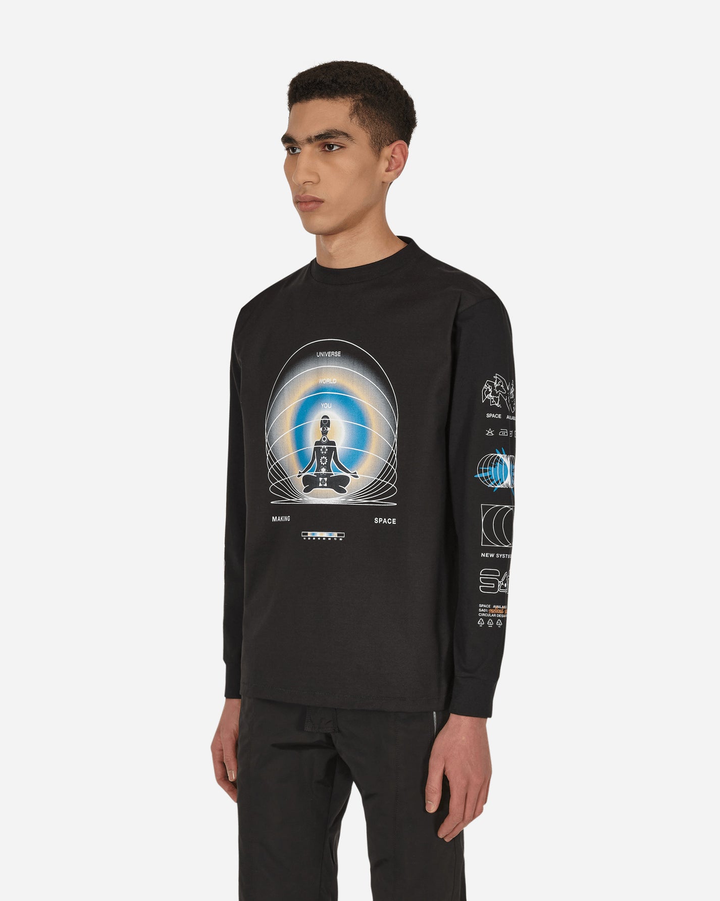 Space Available Oneness Black T-Shirts Longsleeve SA-OT001-BLK BLACK