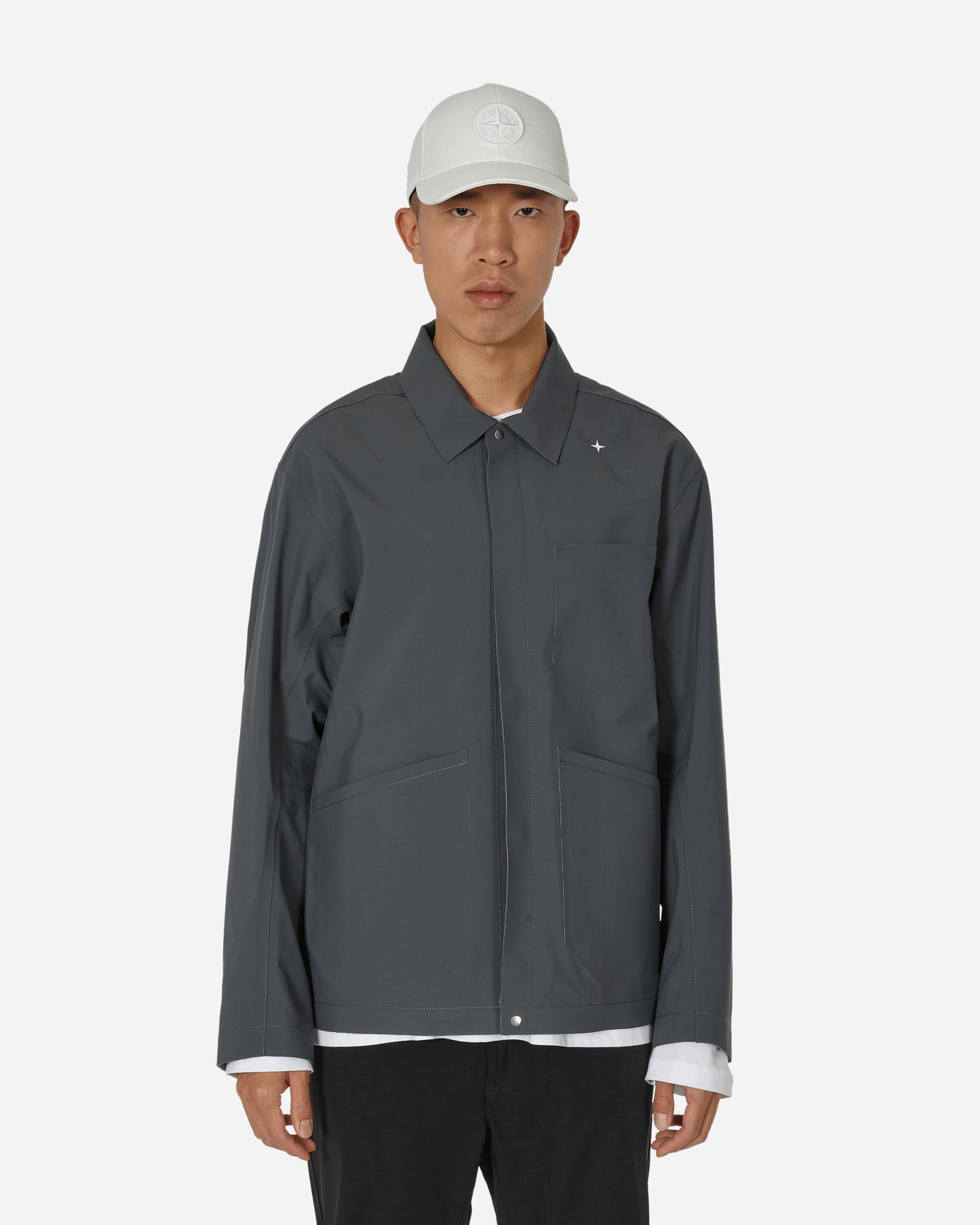 Stone Island Jacket Grey Coats and Jackets Jackets 7915404G1 V0062