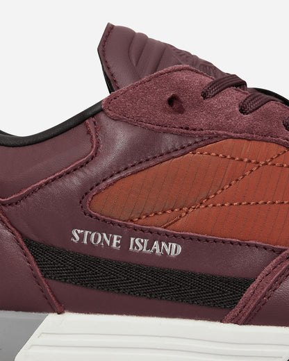 Stone Island Shoes Burgundy Sneakers Low 77FWS0202 V0012