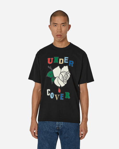 Undercover Rose T-Shirt Black T-Shirts Shortsleeve UC2C3807 1